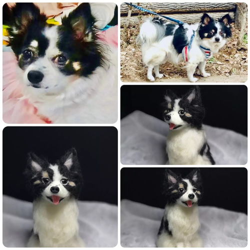 ☆愛犬オーダーメイドXL☆全身タイプ 等身大 羊毛フェルト うちの子