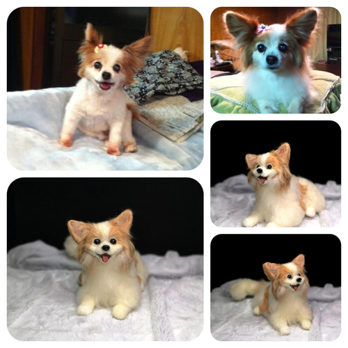 ☆愛犬オーダーメイドXL☆全身タイプ 等身大 羊毛フェルト うちの子