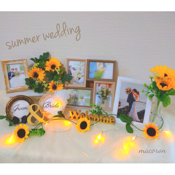 New❁⃘*.ﾟ夏婚 ウェルカムスペース 受付サイン ウェルカム