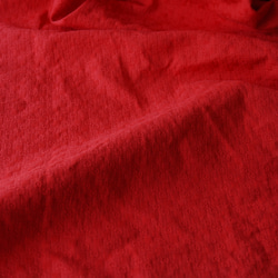 綿100％　遠州織物　「四角いふくれ柄　　赤」 9枚目の画像