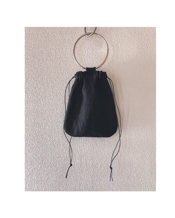 Linen ring bag 4枚目の画像