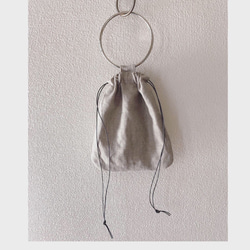 Linen ring bag 3枚目の画像