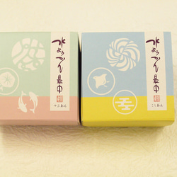 【水ようかん最中6個入】餡の部分が水ようかん！手詰め最中不朽園オリジナルの夏季限定商品お中元・夏ギフトに！ 6枚目の画像