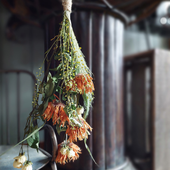 ꕤ感謝祭 ꕤ︎︎ドライフラワーꕤ︎︎ガーベラ スワッグ&おまけ