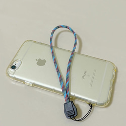 傘ロープ手作りストラップ-携帯電話、鍵、バッグ 10枚目の画像