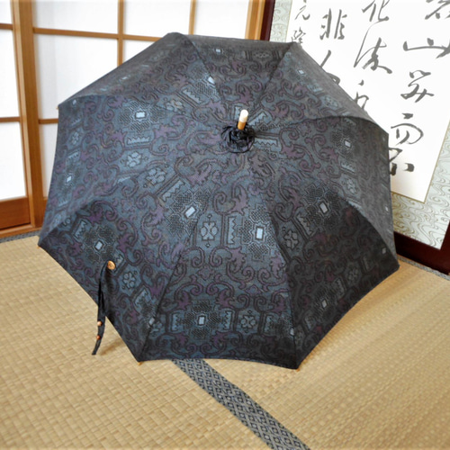 大島紬の着物から日傘(傘袋付き) 傘・日傘 MICHI 通販 大島紬の着物から日傘(傘袋付き) 傘・日傘 MICHI 通販