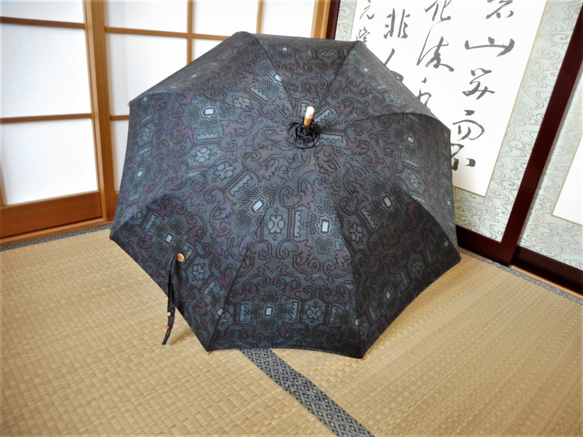 大島紬の着物から日傘（傘袋付き） 傘・日傘 MICHI 通販