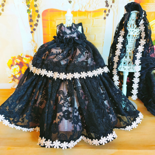 お値下げ 7500円→4000円 ジェニーサイズ ドレス 手作り 緑色