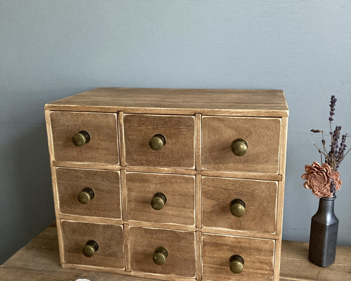 アンティーク調　リビングチェスト　タンス　たんす　チェスト　引き出し　ドロワー リビング チェスト タンス 収納 おしゃれ アンティーク 合皮 レザー