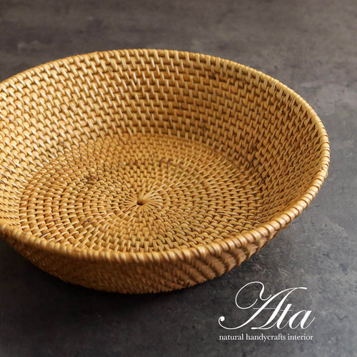 アウトレット品】数量限定！手編みのかわいいアタかご♪ フルーツ