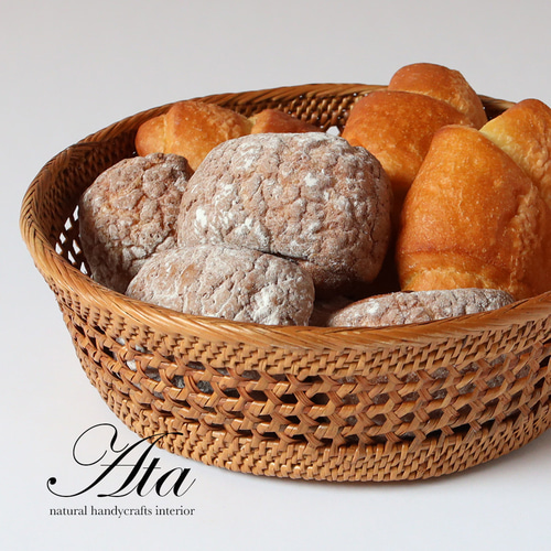 シダ編みかご 国産天然