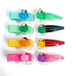 クリームソーダ パッチンピン/ヘアクリップ 【夏 動物 カラフル