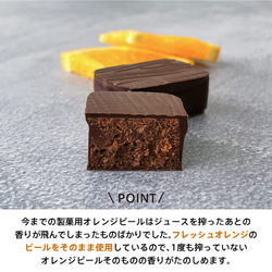 【送料無料】ひとくち柑橘チョコクリスマスギフトセット｜今までにないみずみずしさと植物油脂不使用不知火フルーツチョコレート 9枚目の画像