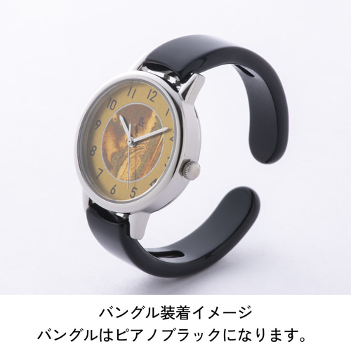 鯖江バングルウォッチ × 金沢金箔屋さくだ スモールフェース シルバー