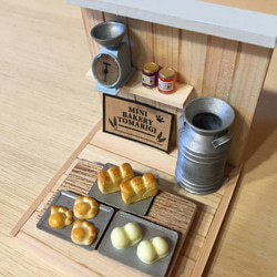 手のひらパン屋さん ミルク缶&ミニチュアパンver 立体・オブジェ