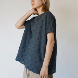 「夏日福袋」一體式獨立套裝/圓點黑/遠州紡織 第9張的照片