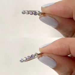 ★ SV bijou bar Ring #11 ☆限定品☆ 6枚目の画像