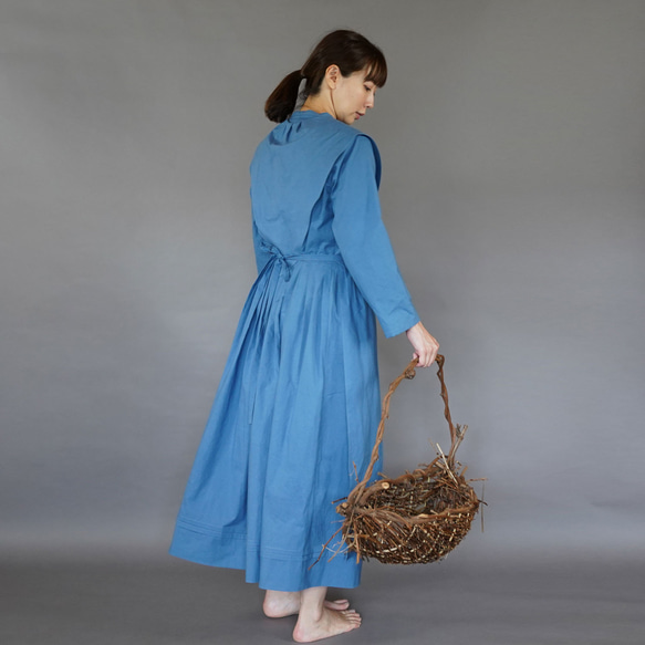 【定做】傳統阿米甚人服飾◇ 100%有機棉*植物染藍* 第4張的照片