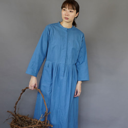 【定做】傳統阿米甚人服飾◇ 100%有機棉*植物染藍* 第7張的照片