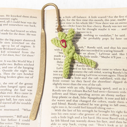 クリスマスギフト交換ギフトバレンタインデーギフトバースデーギフト母の日手織りの綿とリネンのブックマーク/デザインのブックマーク/ 1枚目の画像