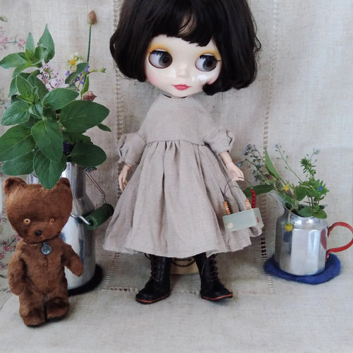 SOLD ♡ブライス アウトフィット ワンピース 付け襟 セット