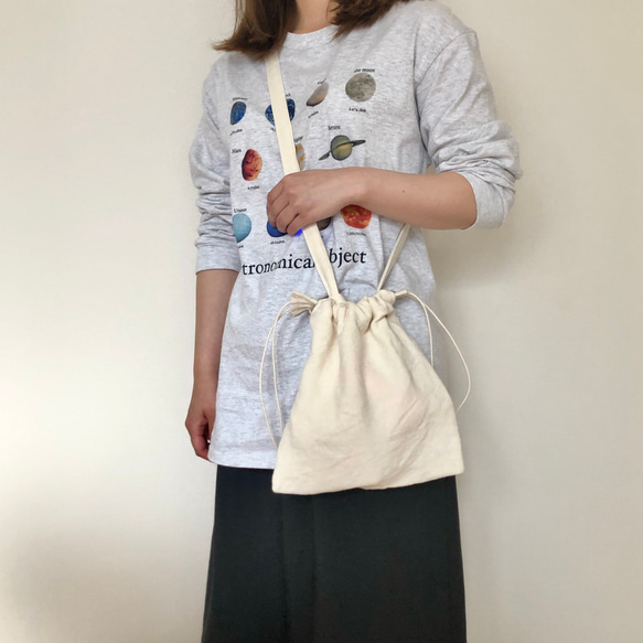 kinchaku shoulder bag 2枚目の画像