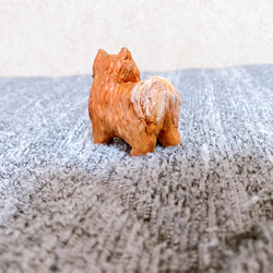 ポメラニアン　犬　ミニチュア　フィギュア　置物　粘土 6枚目の画像