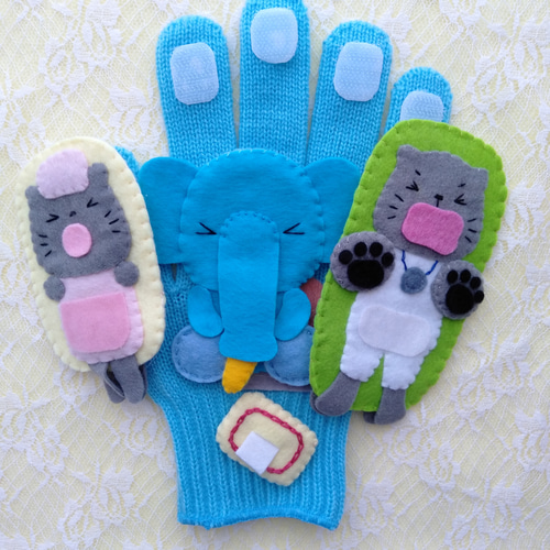 ねこのお医者さん 手袋シアター おもちゃ・人形 MiMi 通販 14080258