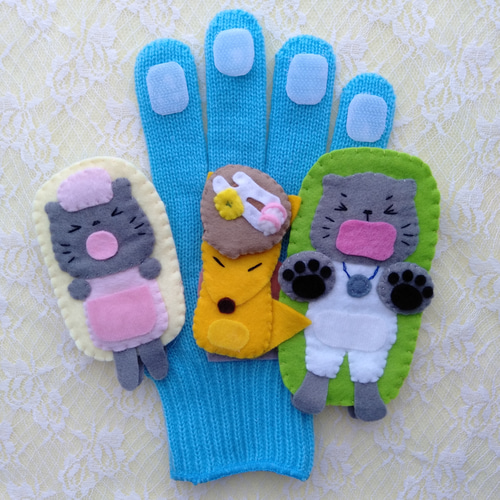 ねこのお医者さん 手袋シアター おもちゃ・人形 MiMi 通販