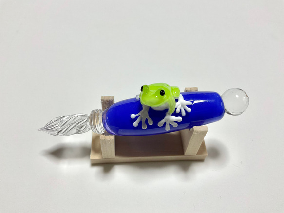 ミノル硝子工房 ねこガラスペン ハンドメイド オンライン限定