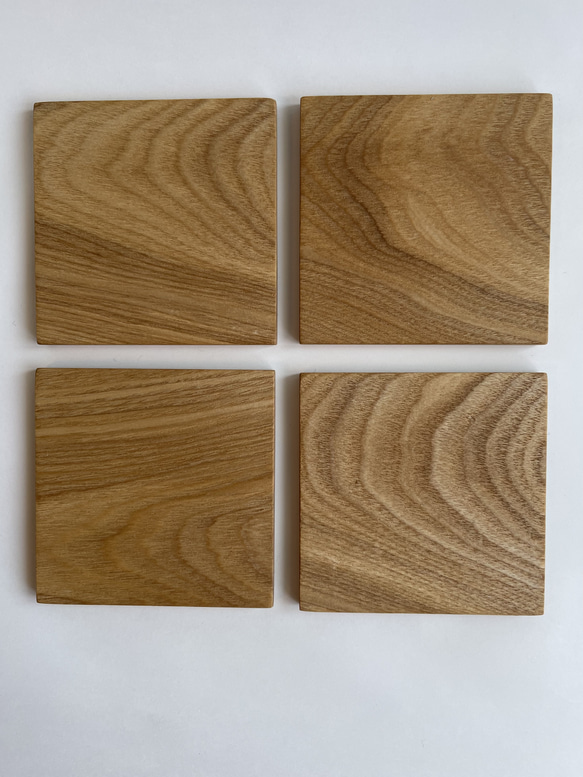 シンプルで素材を活かしたウッドコースター 9枚目の画像