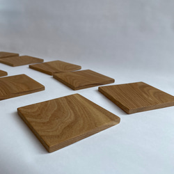 シンプルで素材を活かしたウッドコースター 11枚目の画像