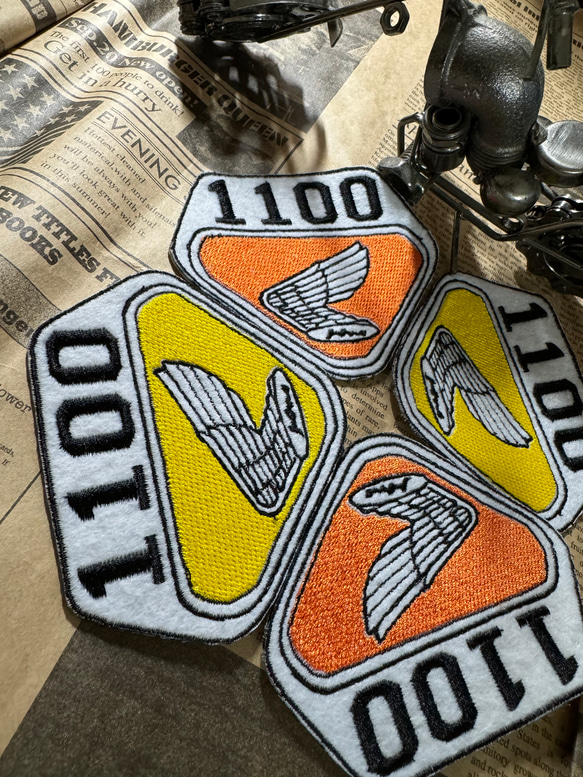 バイク好き必見②！！ エンブレム刺繍ワッペン ワッペン