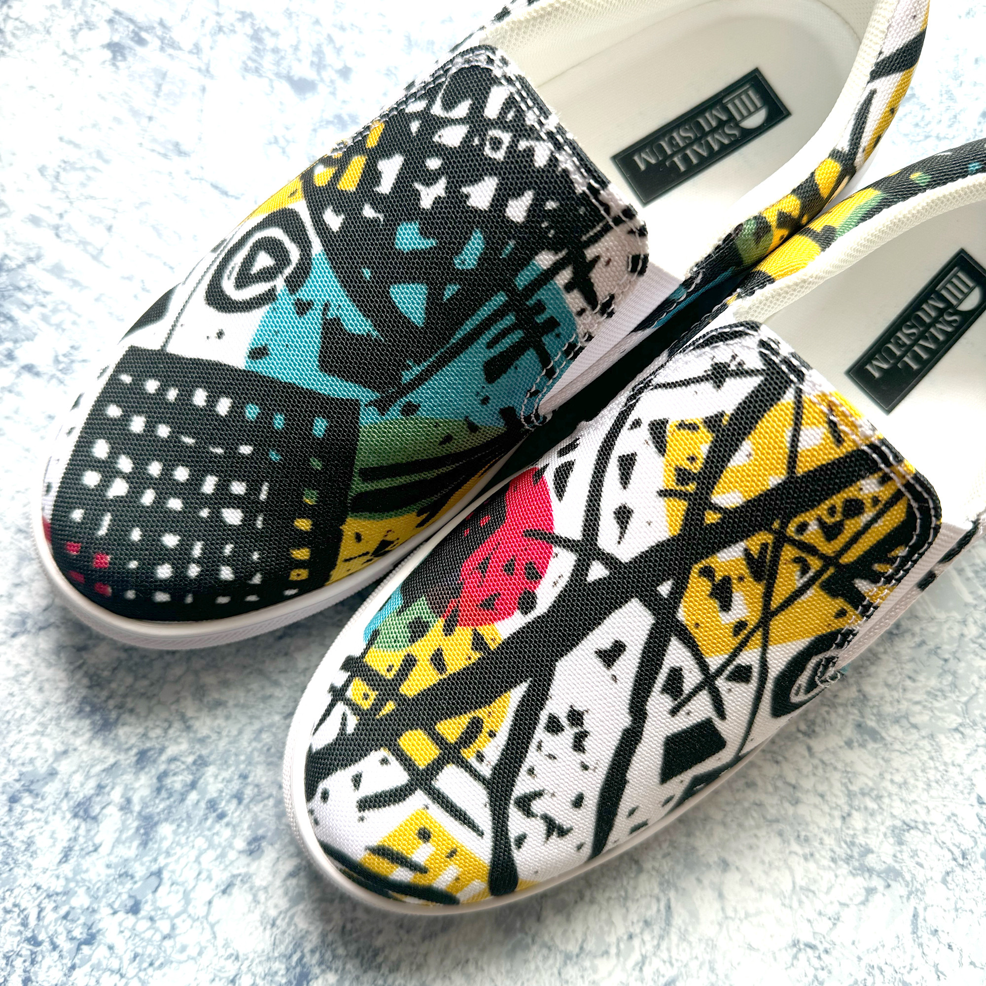 【ワシリー・カンディンスキー】～Kleine Welten V～　絵画スニーカー/スリッポンシューズ（ユニセックス）