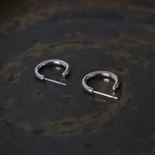 2.0S×silver×両耳用 】フープピアス/ユニセックスピアス/メンズ