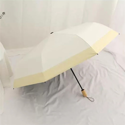 送料無料、日焼けを防ぎます、 晴雨兼用、遮光 、遮熱 、 折り畳み傘 、 レディース 3枚目の画像