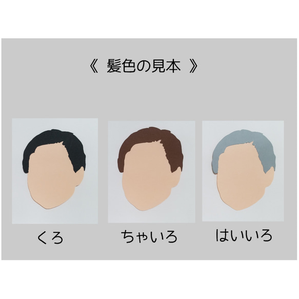 子どもが贈る お父さんの似顔絵 (父の日/誕生日/オーダーメイド/受注生産) 5枚目の画像