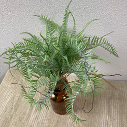 [送料込み] ペルシャシダ　枝物　ブーケ　フェイクグリーン　光触媒　人工観葉植物 1枚目の画像