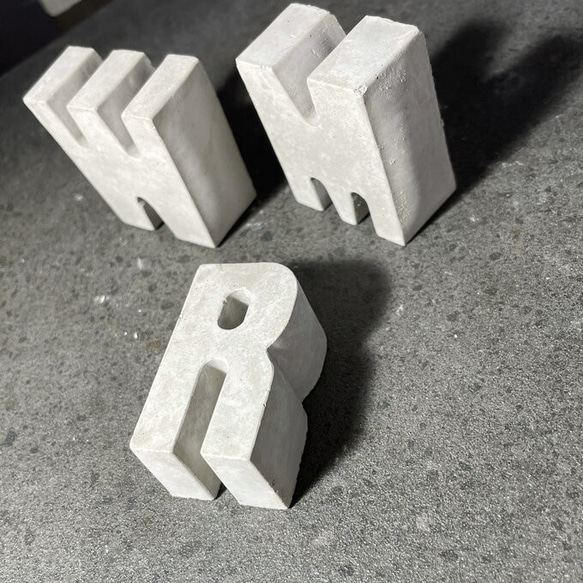 mor-alphabet　大文字　【モルタル　アルファベット　大文字 】 1枚目の画像
