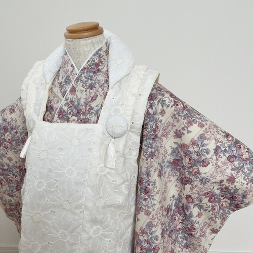 七五三着物被布セット（3歳着物）ハンドメイド着物、フルオーダー可能