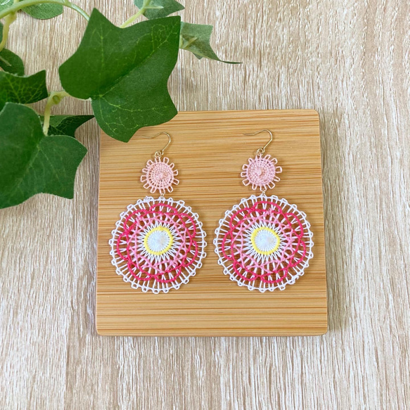 ニャンドゥティアクセサリー ピアス（フック・チェーン） まち 通販