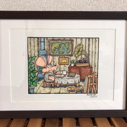 【原画作品】貼り絵★終わらない夜の物語 原画】貼り絵❤︎終わらない夜の物語 イラスト wonder woods 通販