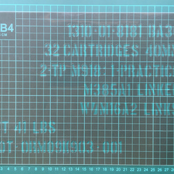 【No.93】 ハンドメイド ステンシルシート アンモボックス ミリタリー 2枚目の画像