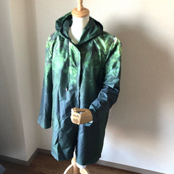 雨季對策項目[定制] Green mist 2 (Christmas rose) Raincoat Waterproof jac 第5張的照片