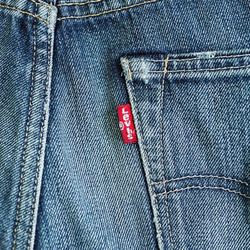 levis / 501 W31 破壞刷色青春 男牛仔短褲 自改古著 vintage 第6張的照片