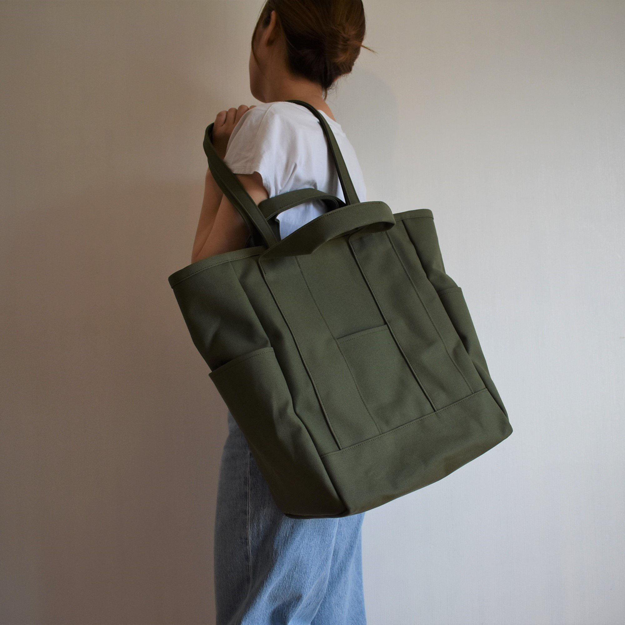 GRANDE TOTE BAG（オリーブ/カーキ）