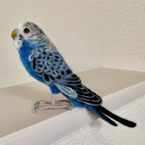 日本に 羊毛フェルト セキセイインコ 羊毛フェルト maron 14084487 通販 羊毛フェルト