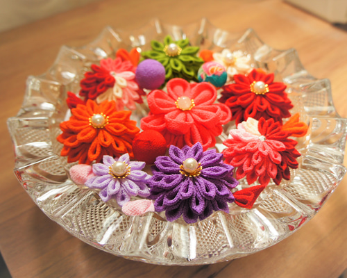 ちりめん細工 花魁 ちりめん細工 創作人形 花魁 - メルカリ