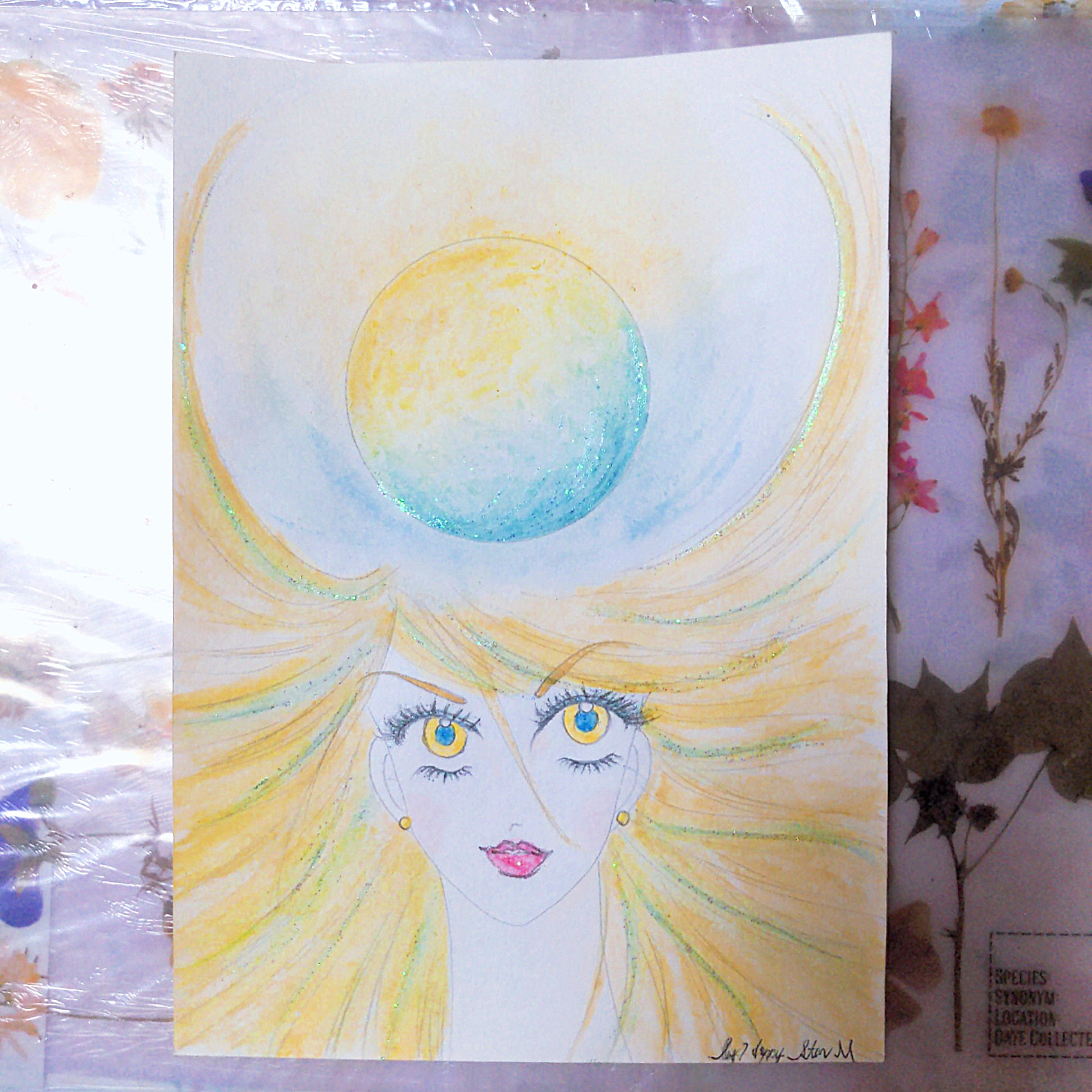 ❤超美人★手書き美人イラスト(220608)★配送無料 ●値引不可●即購入不可●転売禁止