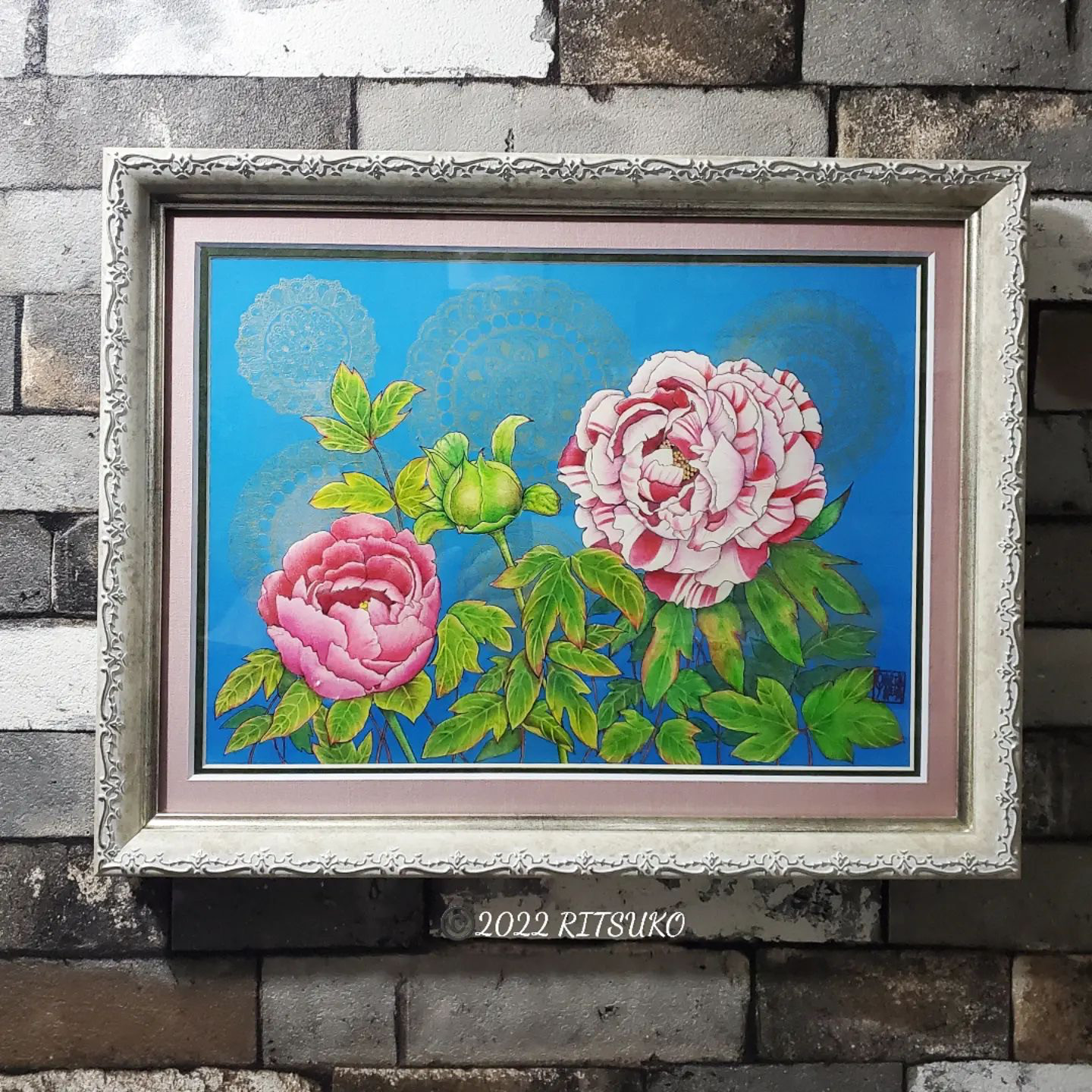 色鉛筆画コップの絵(原画)
